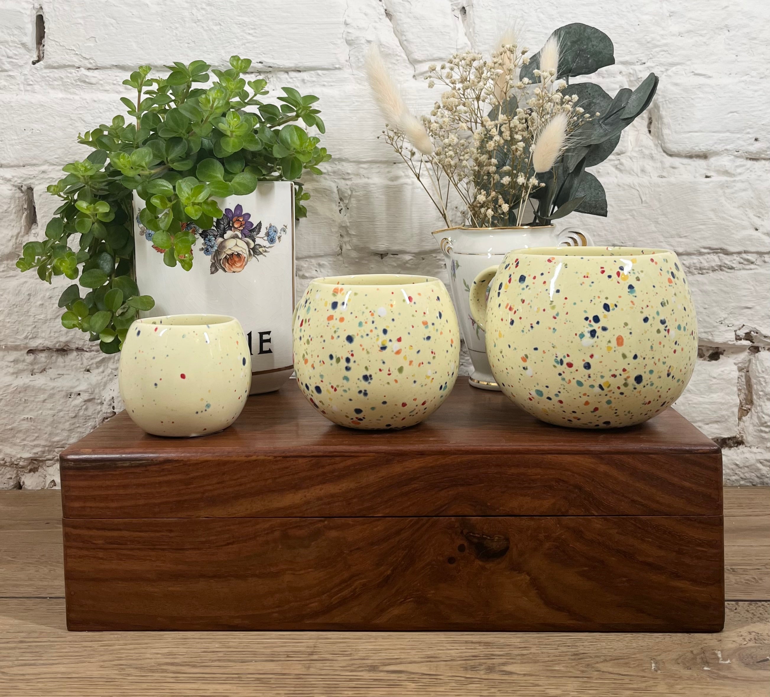 Tasse boule jaune 90 ml