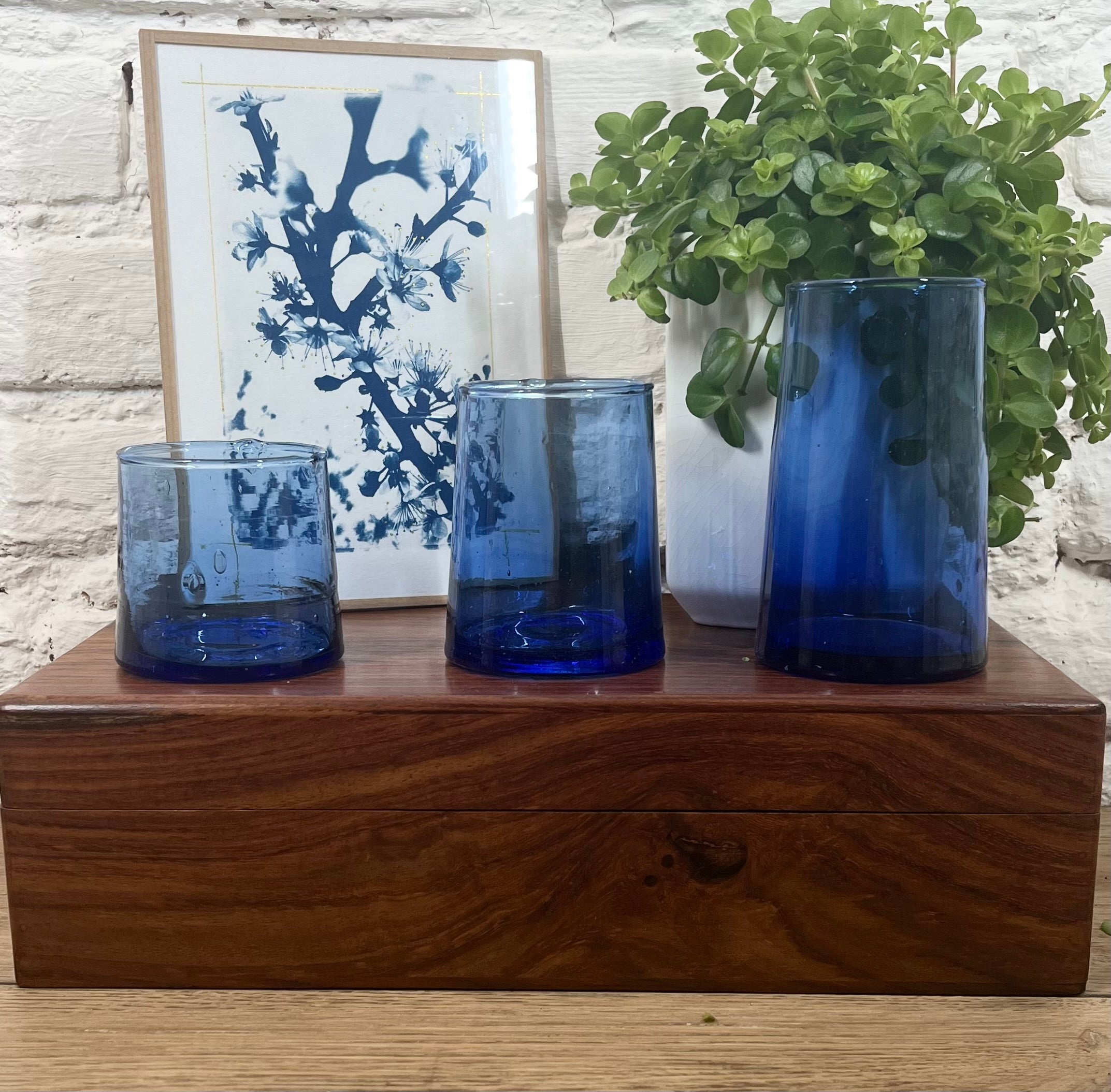 Verre marocain bleu 260 ml