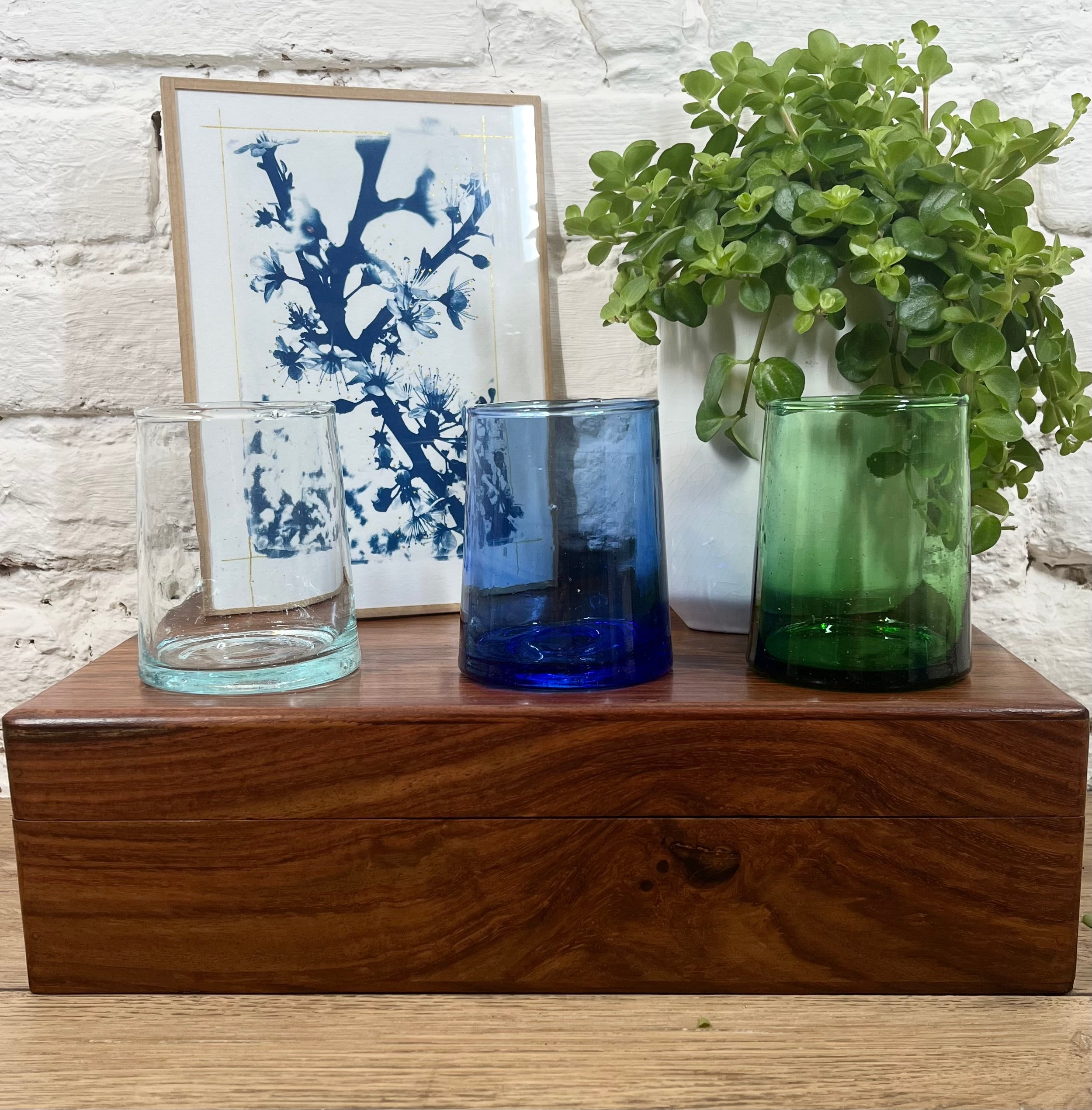 Verre marocain bleu 260 ml