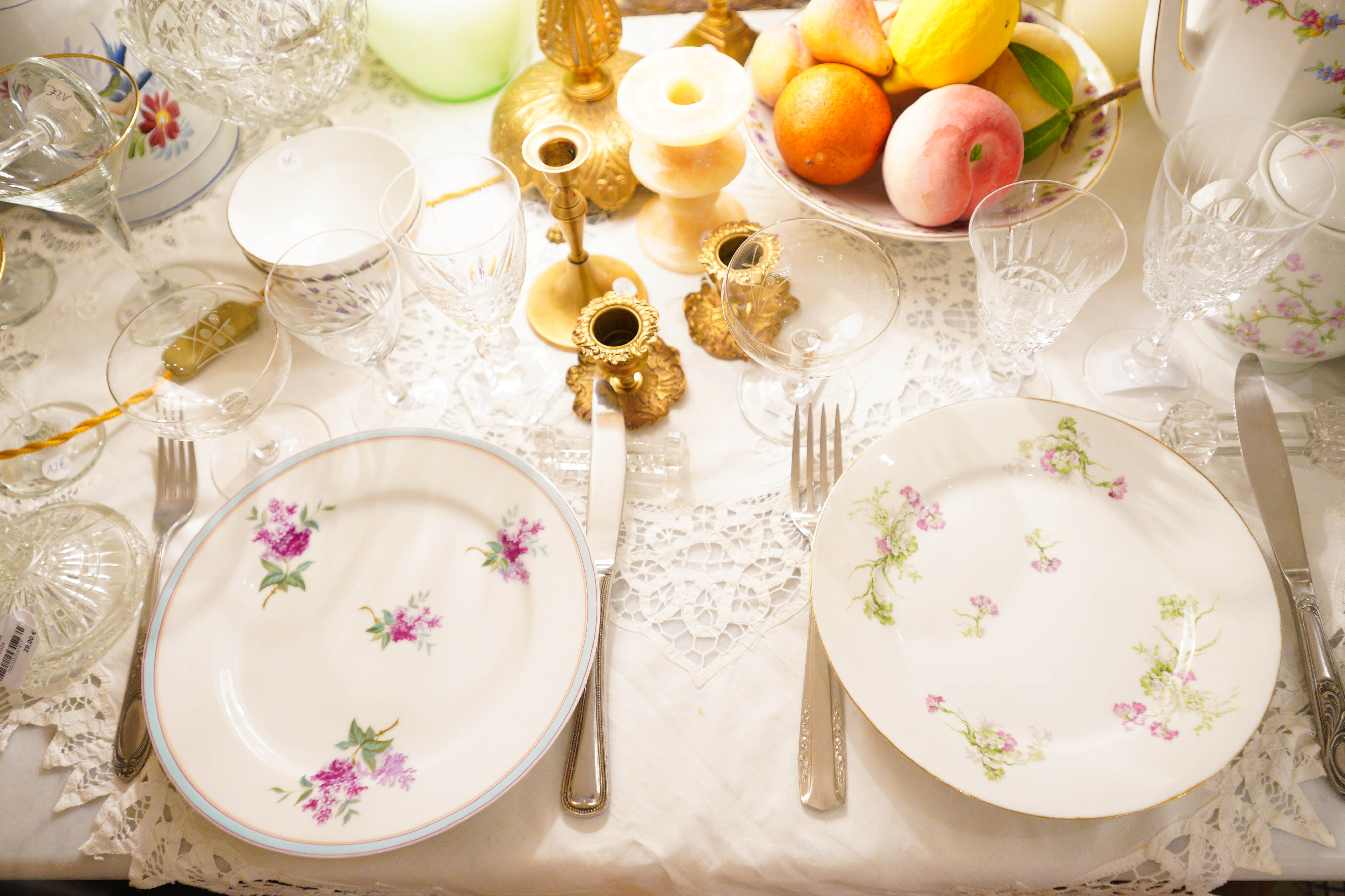 Arts de la table chiné