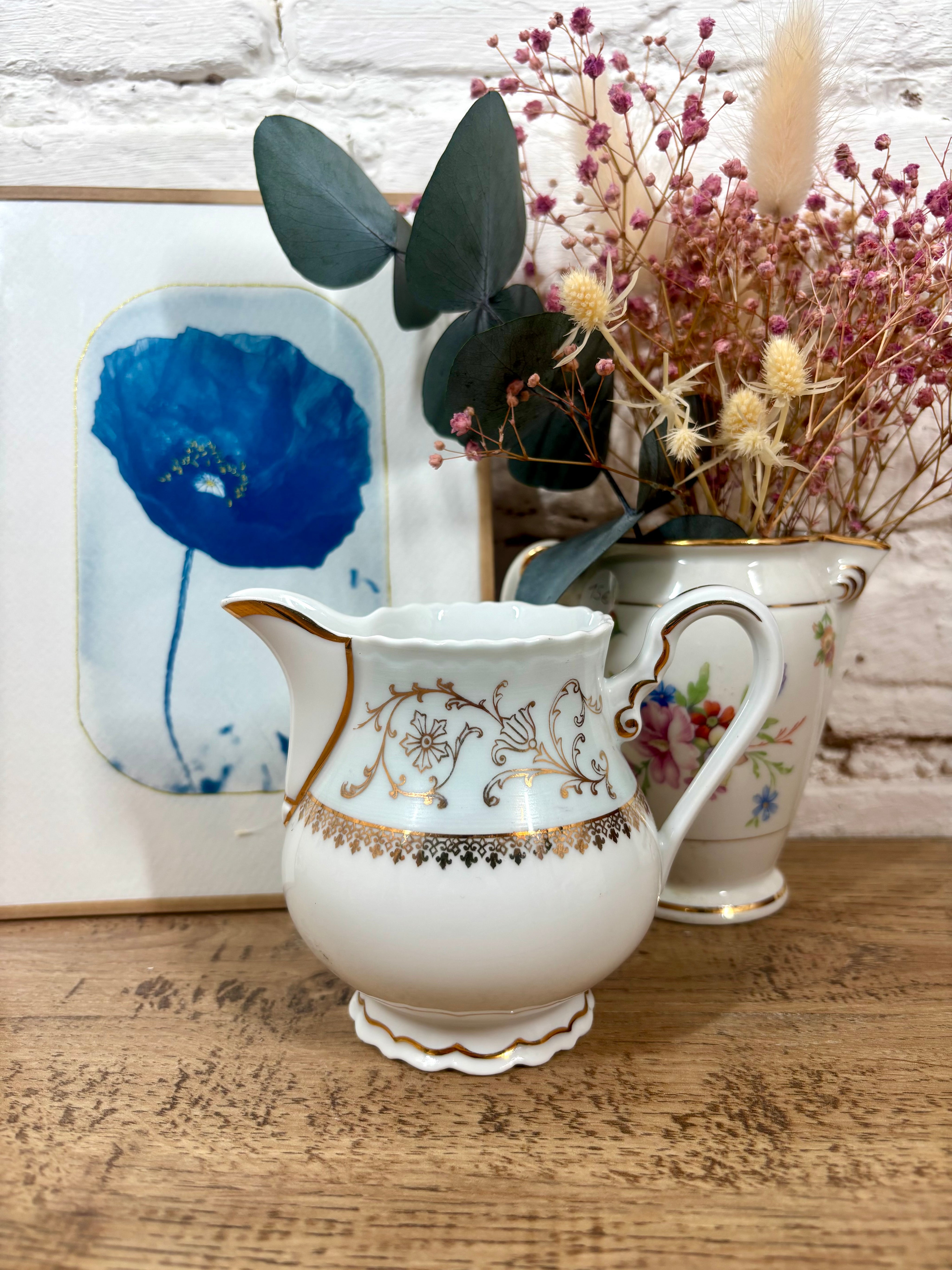 Pot à lait en porcelaine de Limoges