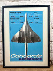 Affiche Air France Concorde A320 bis
