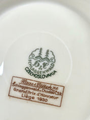 Sucrier en porcelaine Art Déco