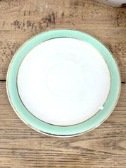 Tasse et soucoupe en faïence Moulin des Loups