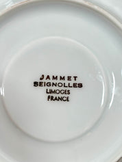 Tasse et soucoupe en porcelaine de Limoges