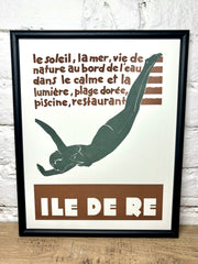 Affiche Ile de Ré (24x30 cm)