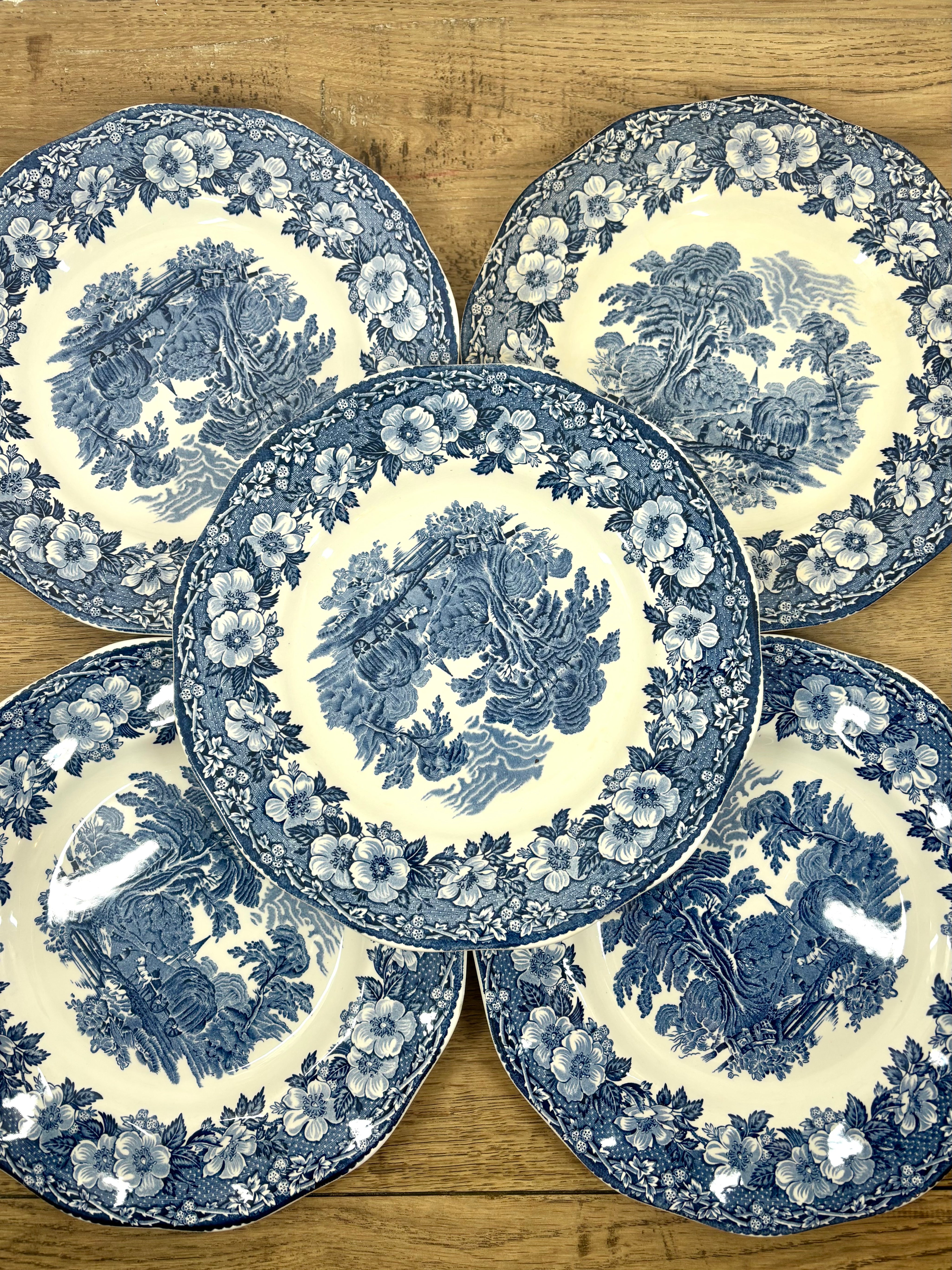 Assiette en faïence anglaise Wedgwood
