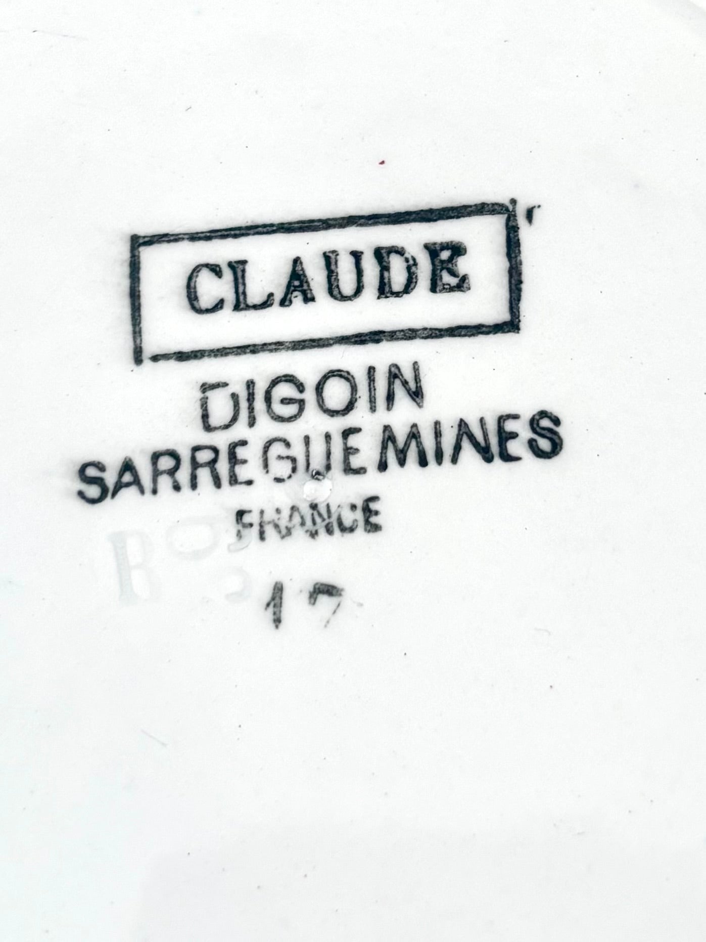 Soupière en faïence Digoin Sarreguemine N°5