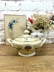 Sucrier en porcelaine Art Déco