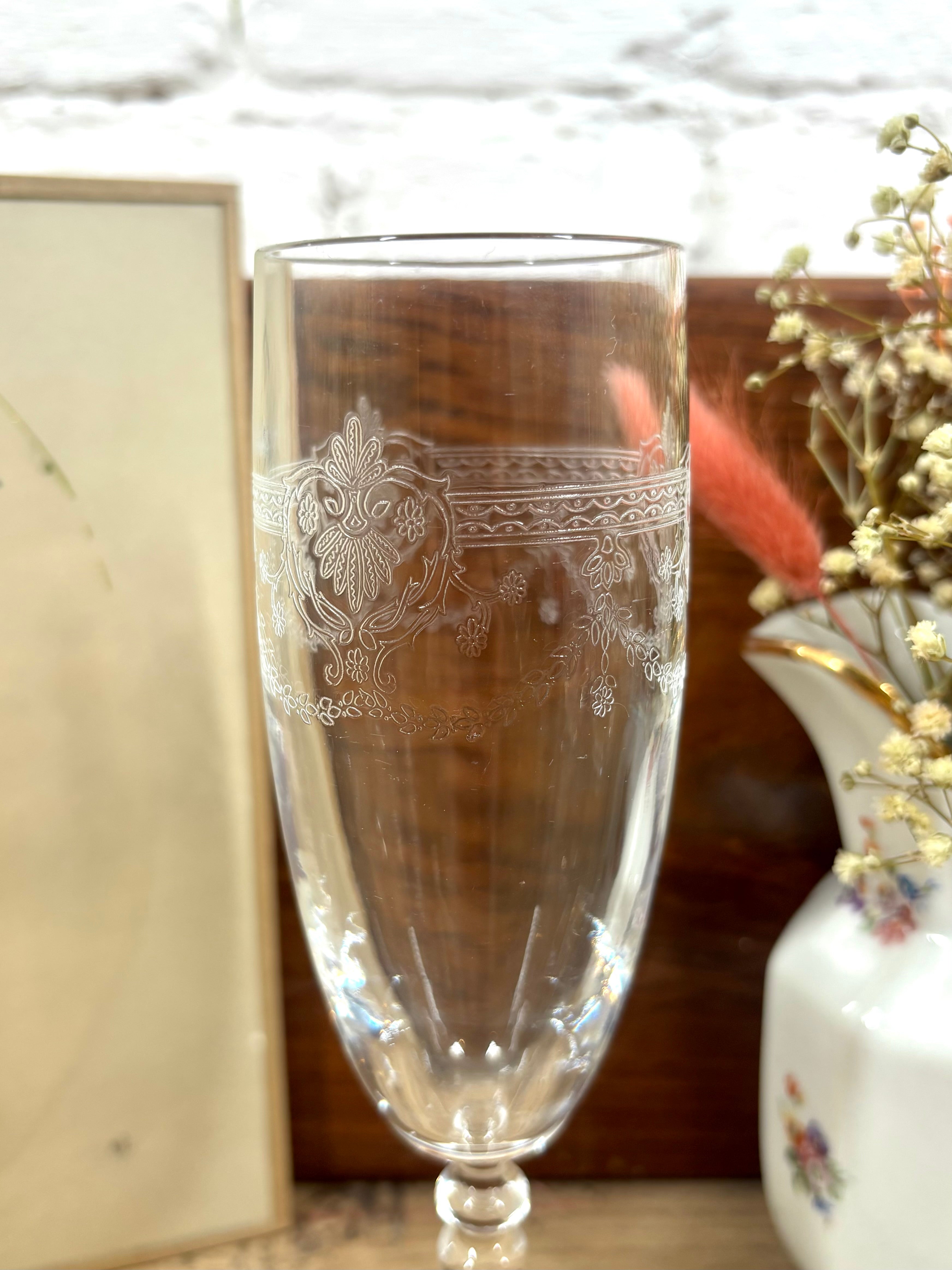 Flûte à champagne en cristal N°3