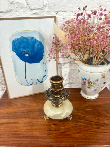 Bougeoir en onyx et bronze N°14