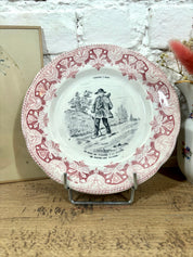 Lot 12 assiettes parlantes à dessert Creil et Montereau N°5