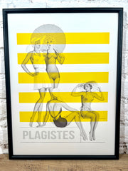 Affiche plagistes (30x40 cm)
