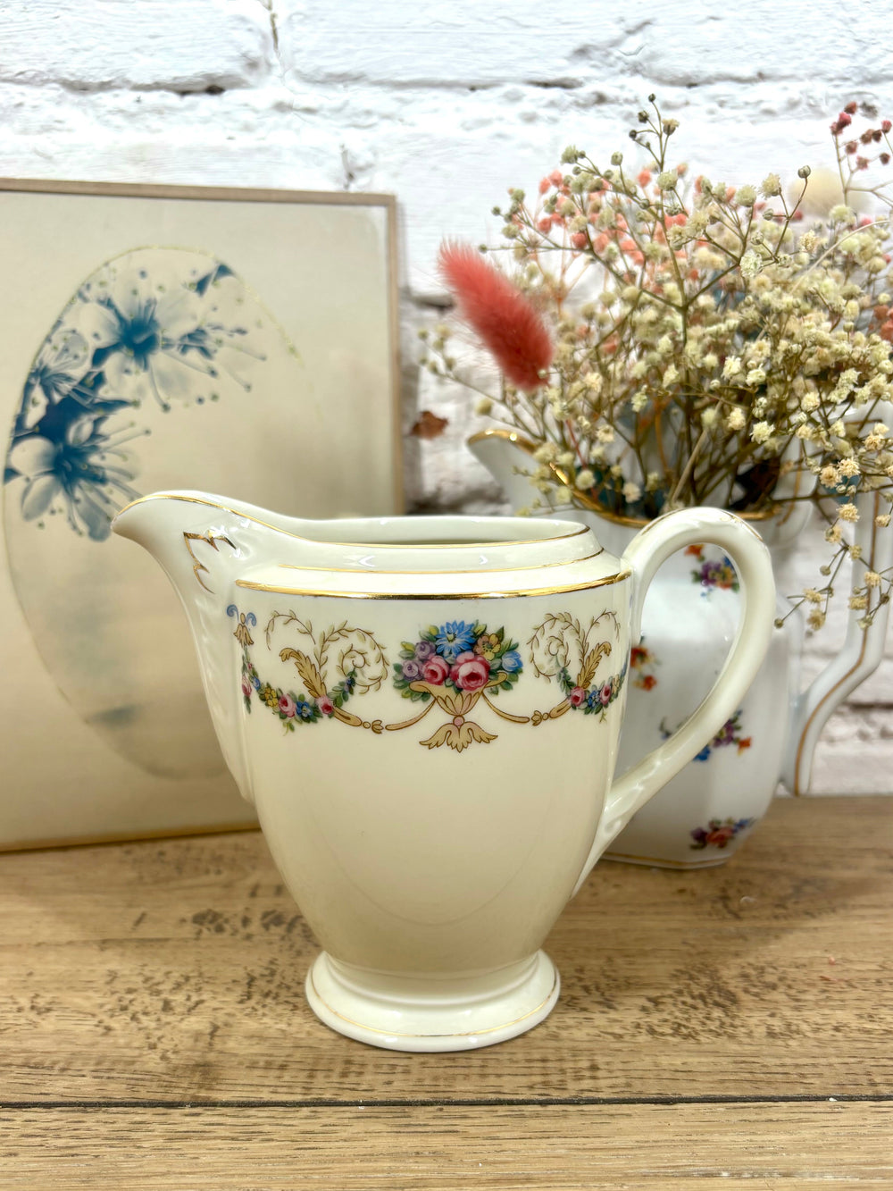 Pot à lait en porcelaine Art Déco