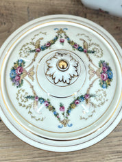 Sucrier en porcelaine Art Déco