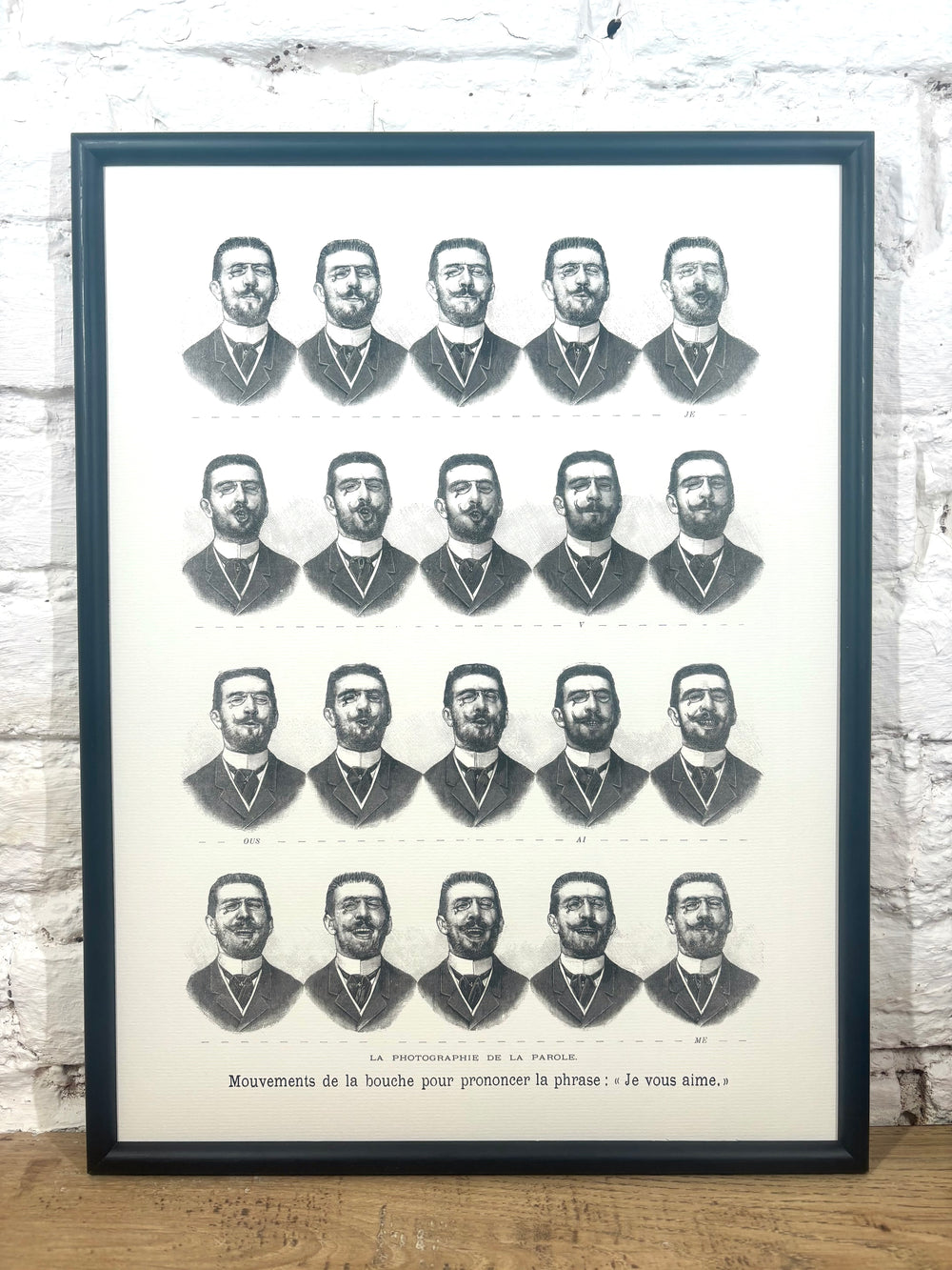 Affiche Je vous aime (30x40 cm)