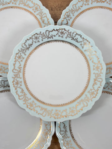 Assiette plate en porcelaine de Limoges N°21