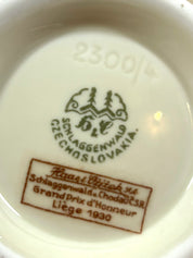 Pot à lait en porcelaine Art Déco