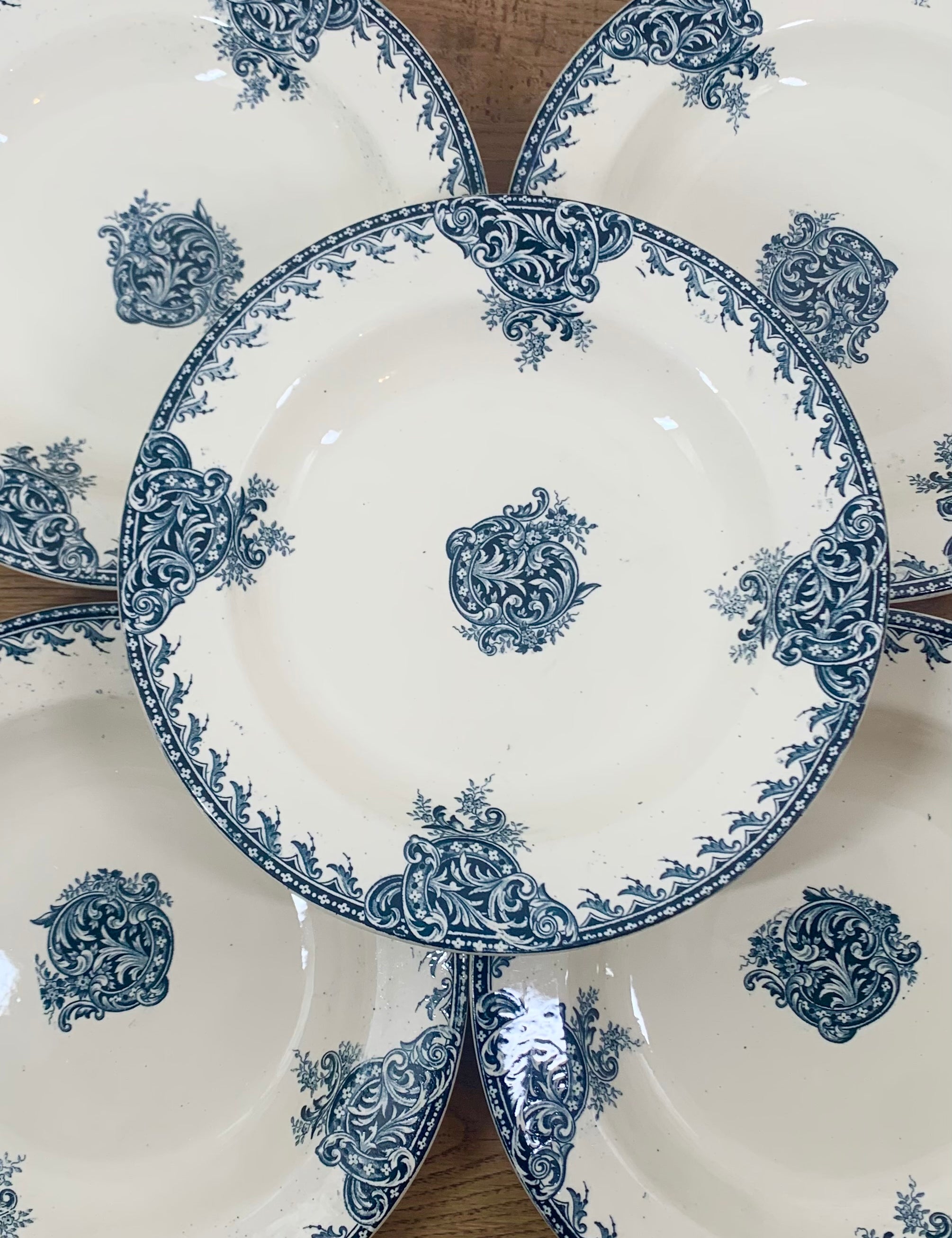 Assiette creuse en Terre de fer A.Virot acheter vaisselle vintage en ligne