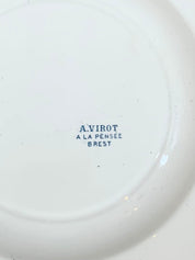 Assiette creuse en Terre de fer A.Virot acheter vaisselle vintage en ligne