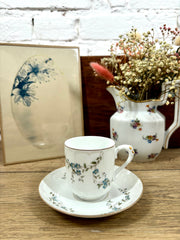 Tasse et soucoupe en porcelaine de Limoges N°5