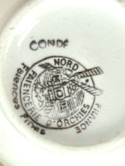 Tasse et soucoupe en faïence Moulin des Loups