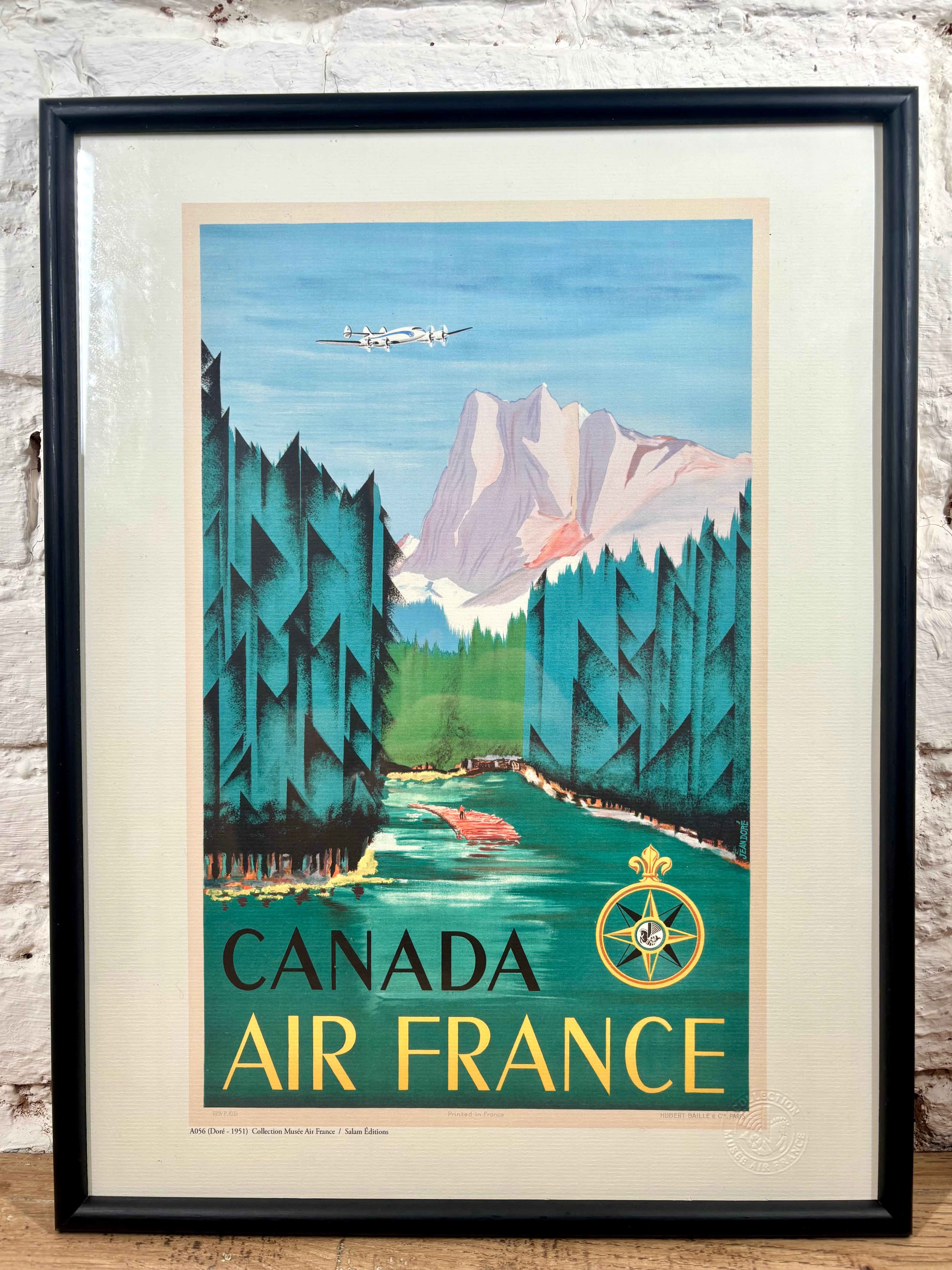 Affiche Air France Canada A056