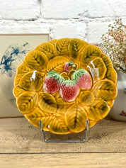 Lot de 6 assiettes à dessert en barbotine Sarreguemines