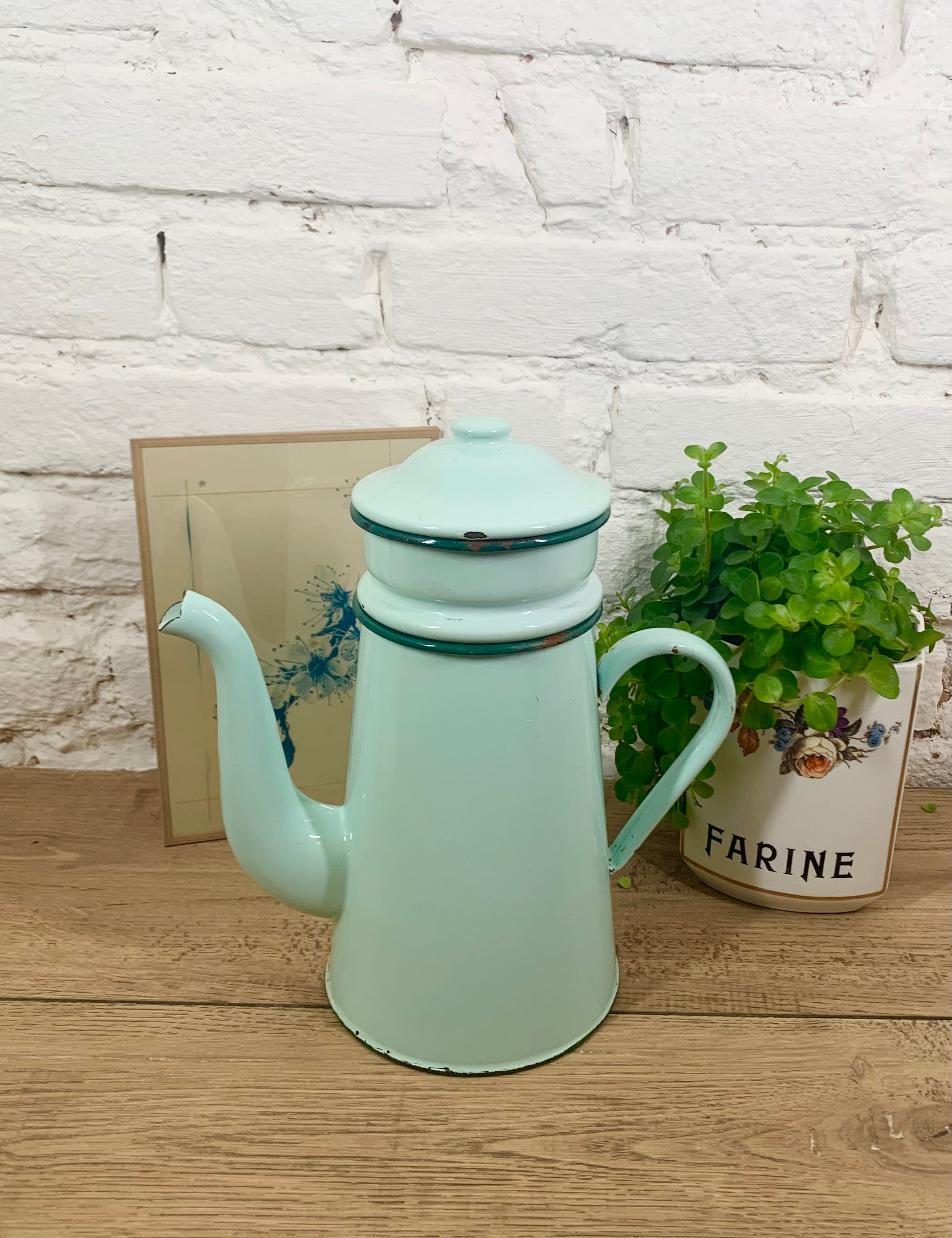 Cafetière émaillée deco vintage acheter en ligne