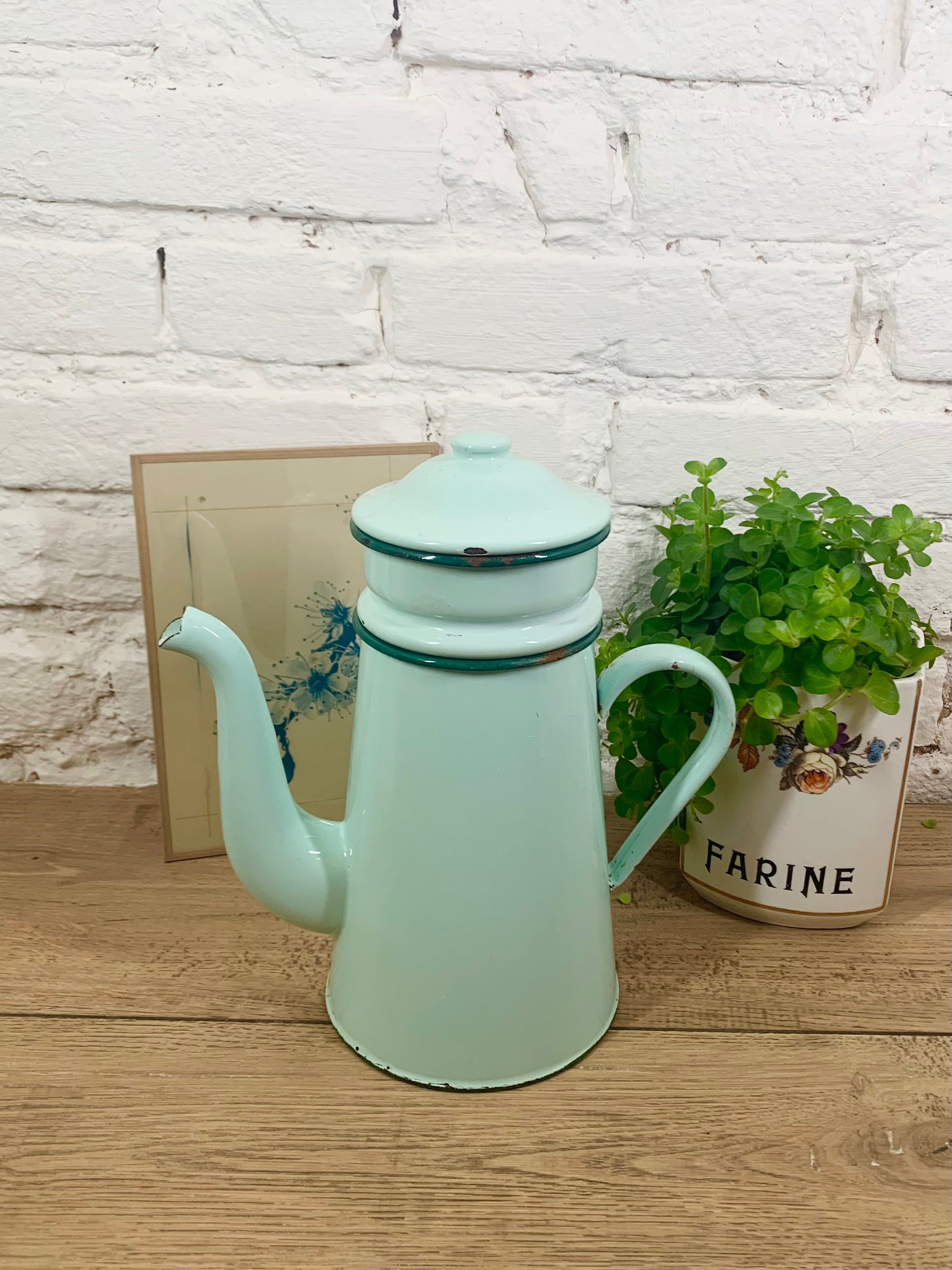 Cafetière émaillée deco vintage acheter en ligne