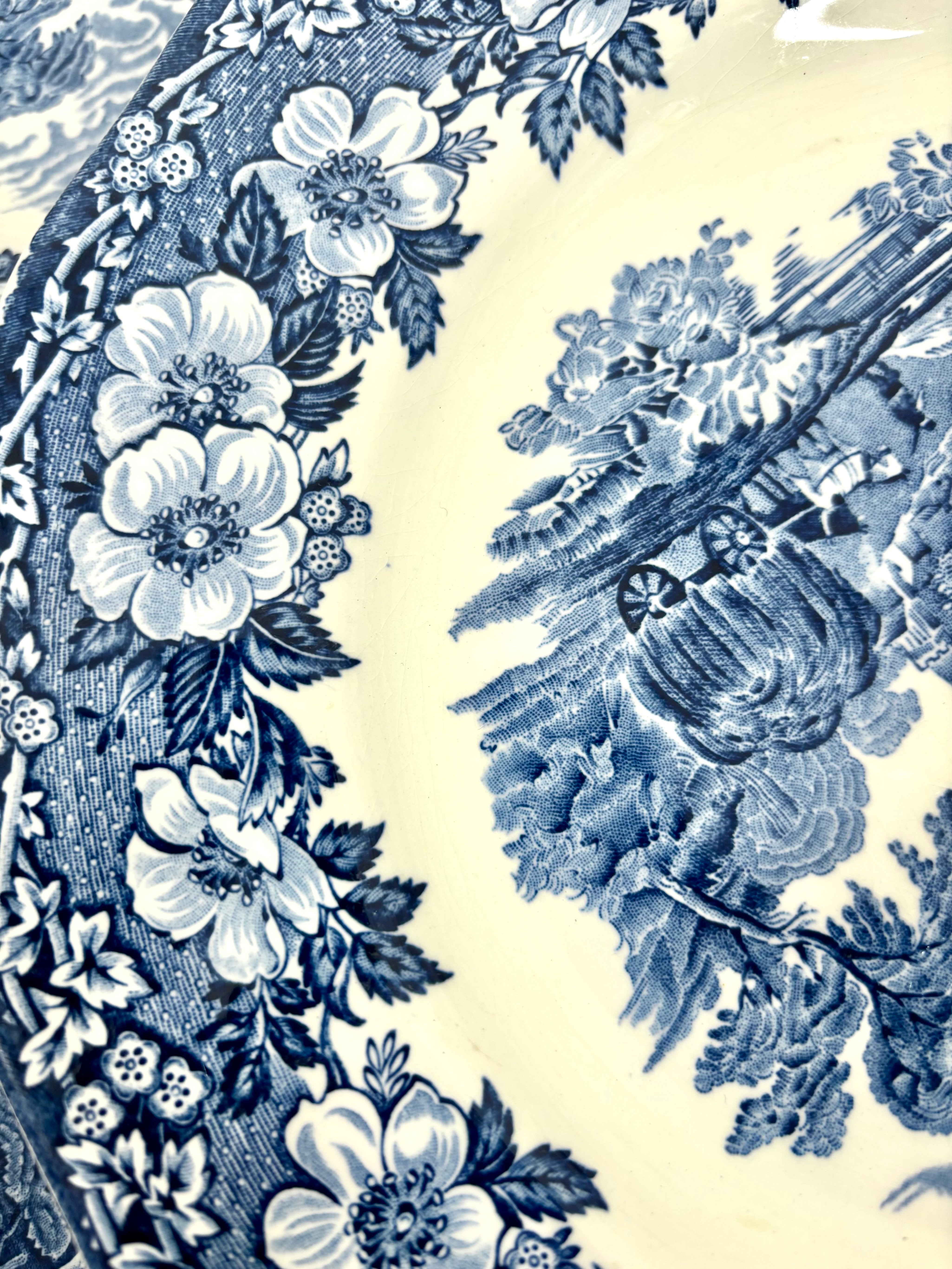 Assiette en faïence anglaise Wedgwood
