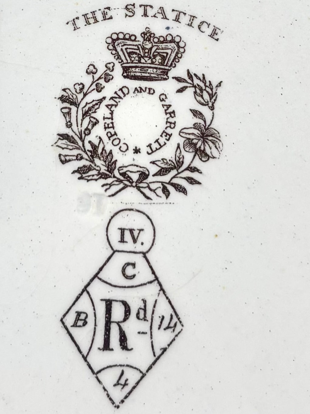 Assiette creuse Copeland and Garrett N°20