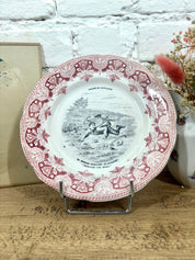 Lot 12 assiettes parlantes à dessert Creil et Montereau N°5