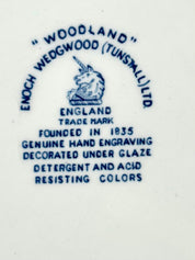 Assiette en faïence anglaise Wedgwood