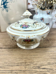Sucrier en porcelaine Art Déco