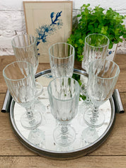 Flûte à champagne en verre N°1