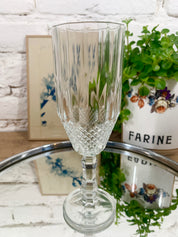 Flûte à champagne en verre N°1