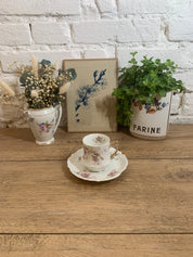 Tasse et soucoupe en porcelaine de Limoges N°4