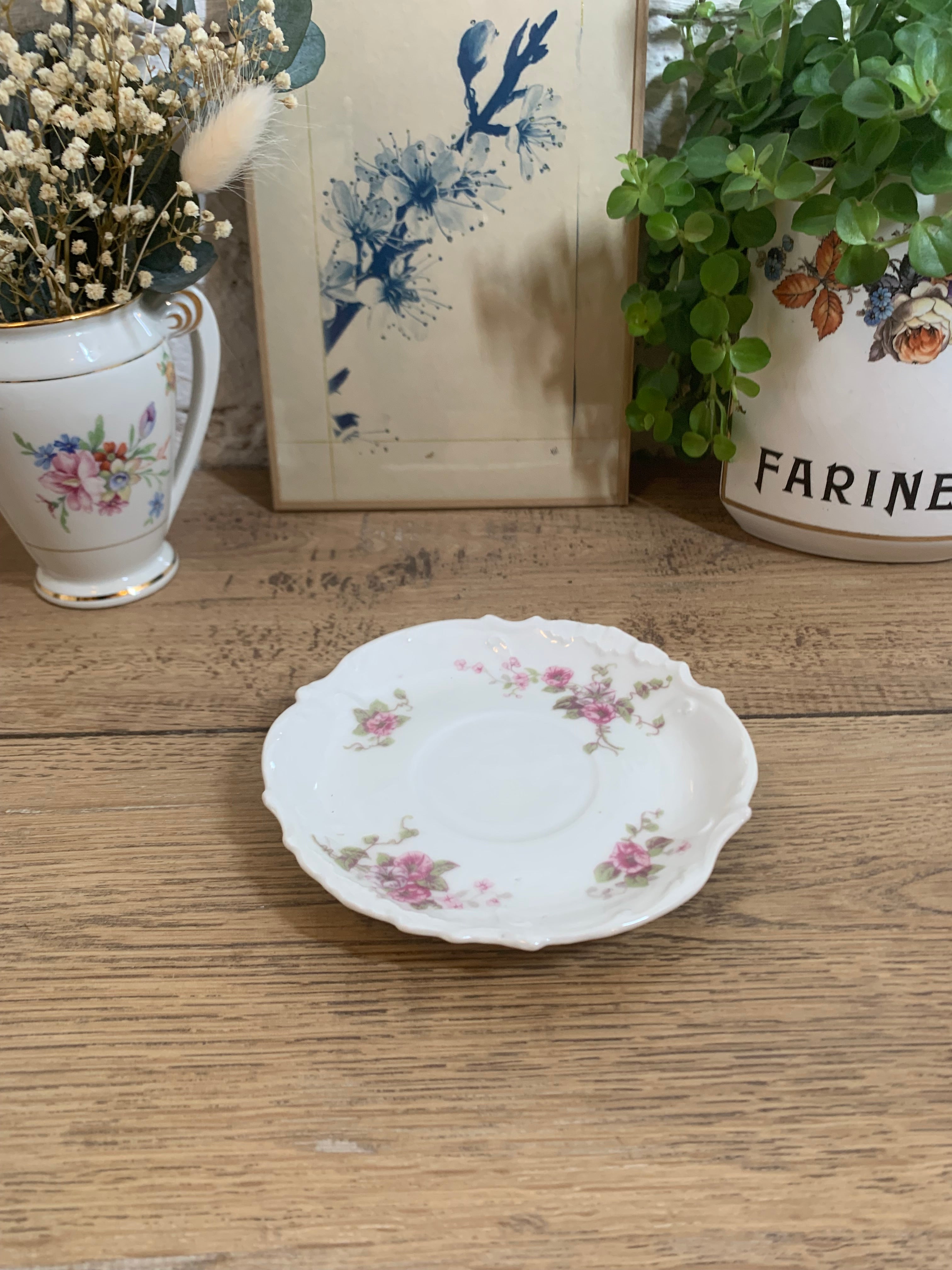 Tasse et soucoupe en porcelaine de Limoges N°4