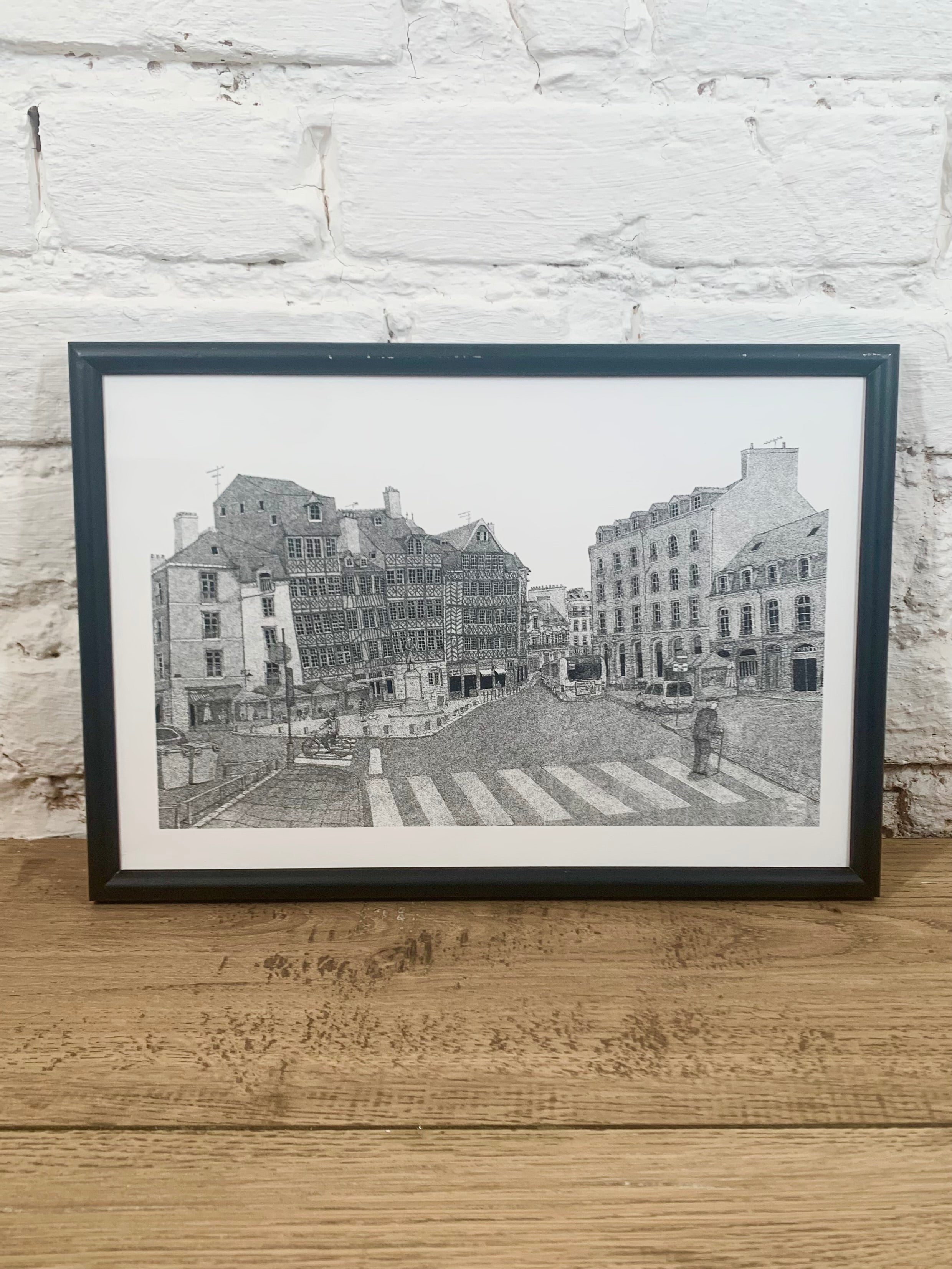 Affiche Pablo est une fille Place du Champ Jacquet (20x30 cm)
