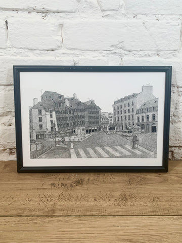 Affiche Pablo est une fille Place du Champ Jacquet (20x30 cm)
