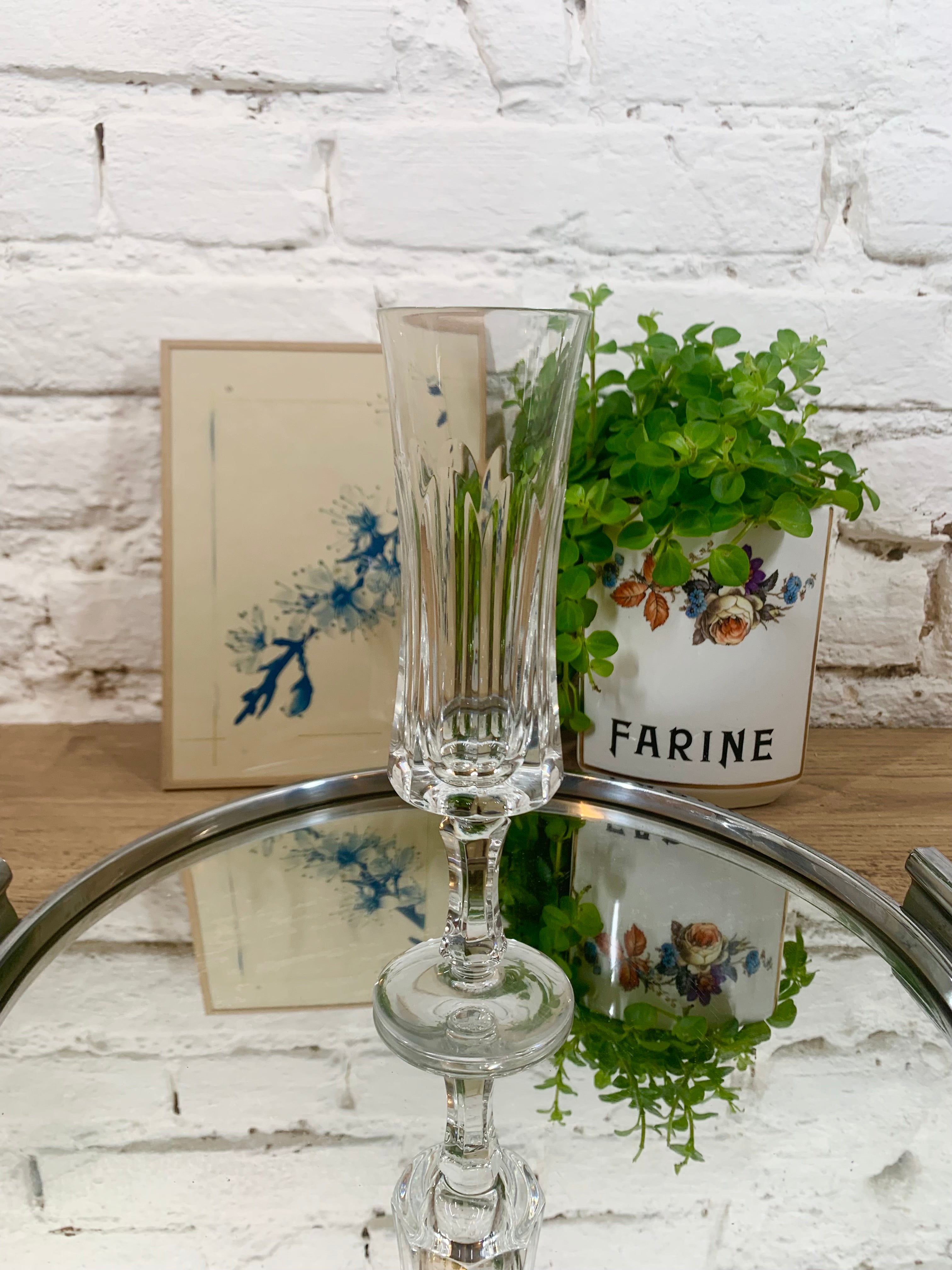 Flûte à champagne en cristal N°2