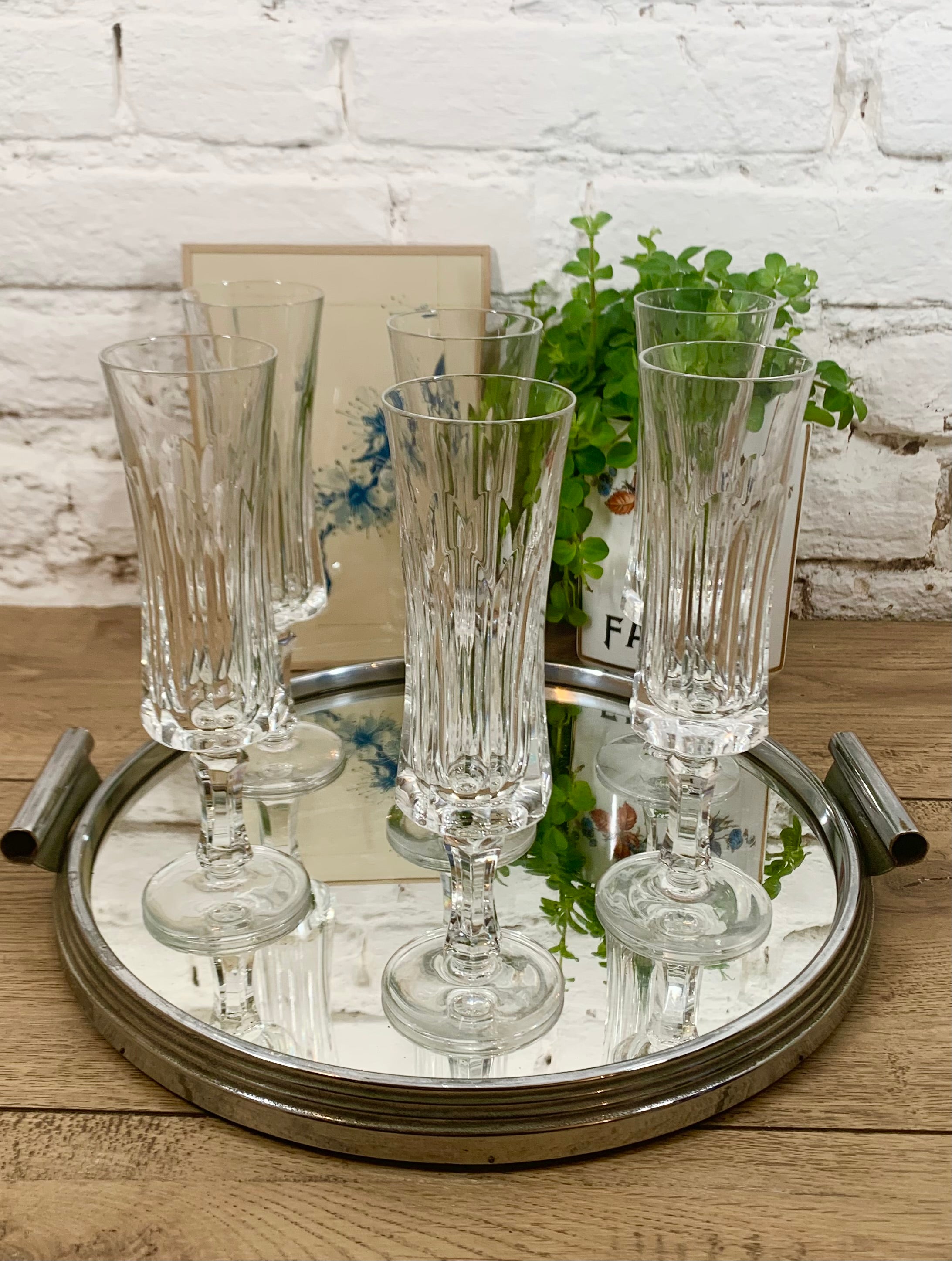 Flûte à champagne en cristal N°2