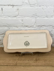 Plat à cake en émaux de Longwy N°1