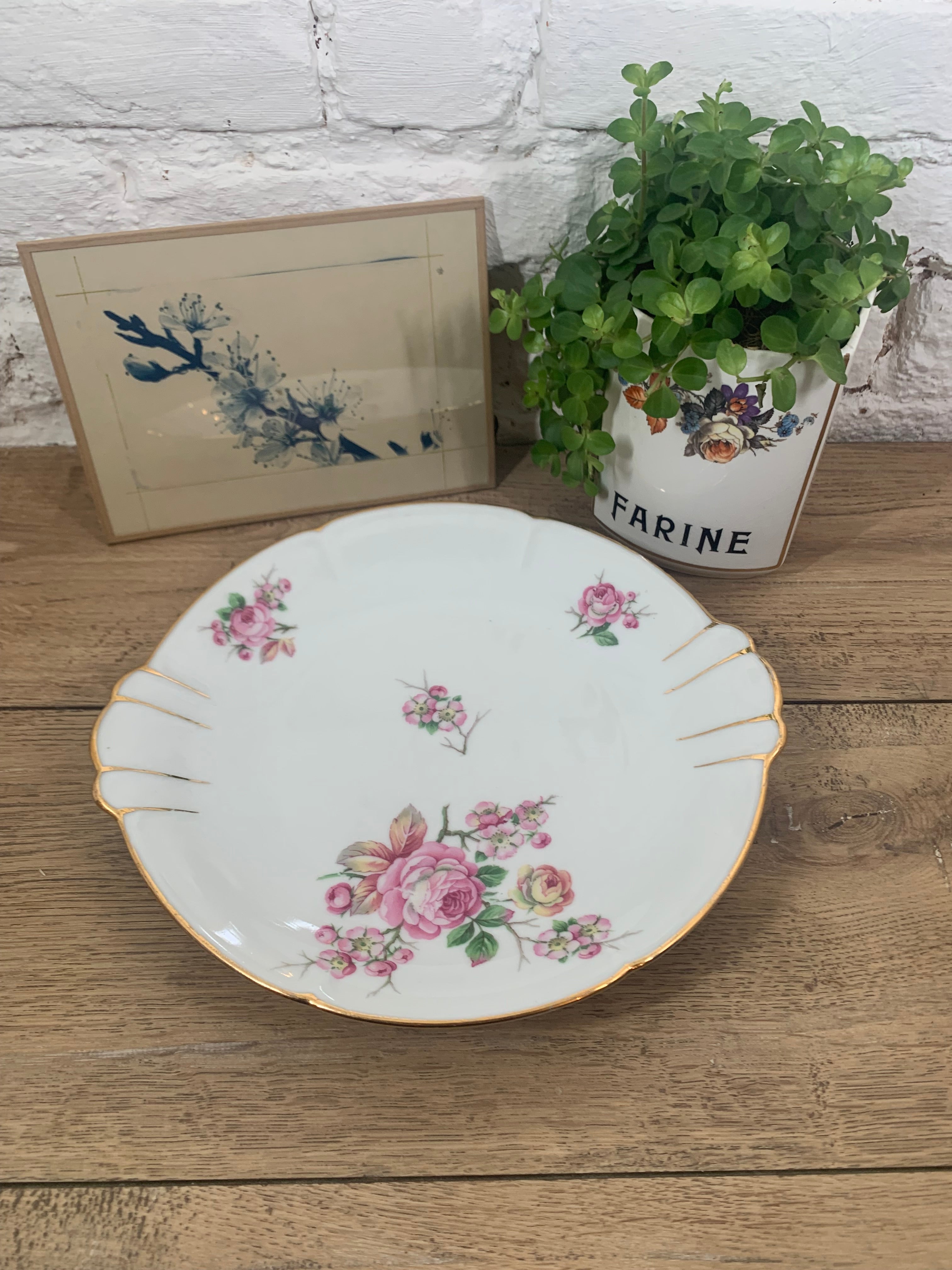 Plat à gâteau en porcelaine N°3