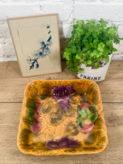 Plat en barbotine Sarreguemines N°1