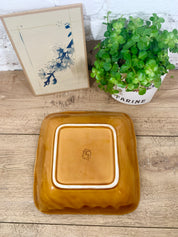 Plat en barbotine Sarreguemines N°1