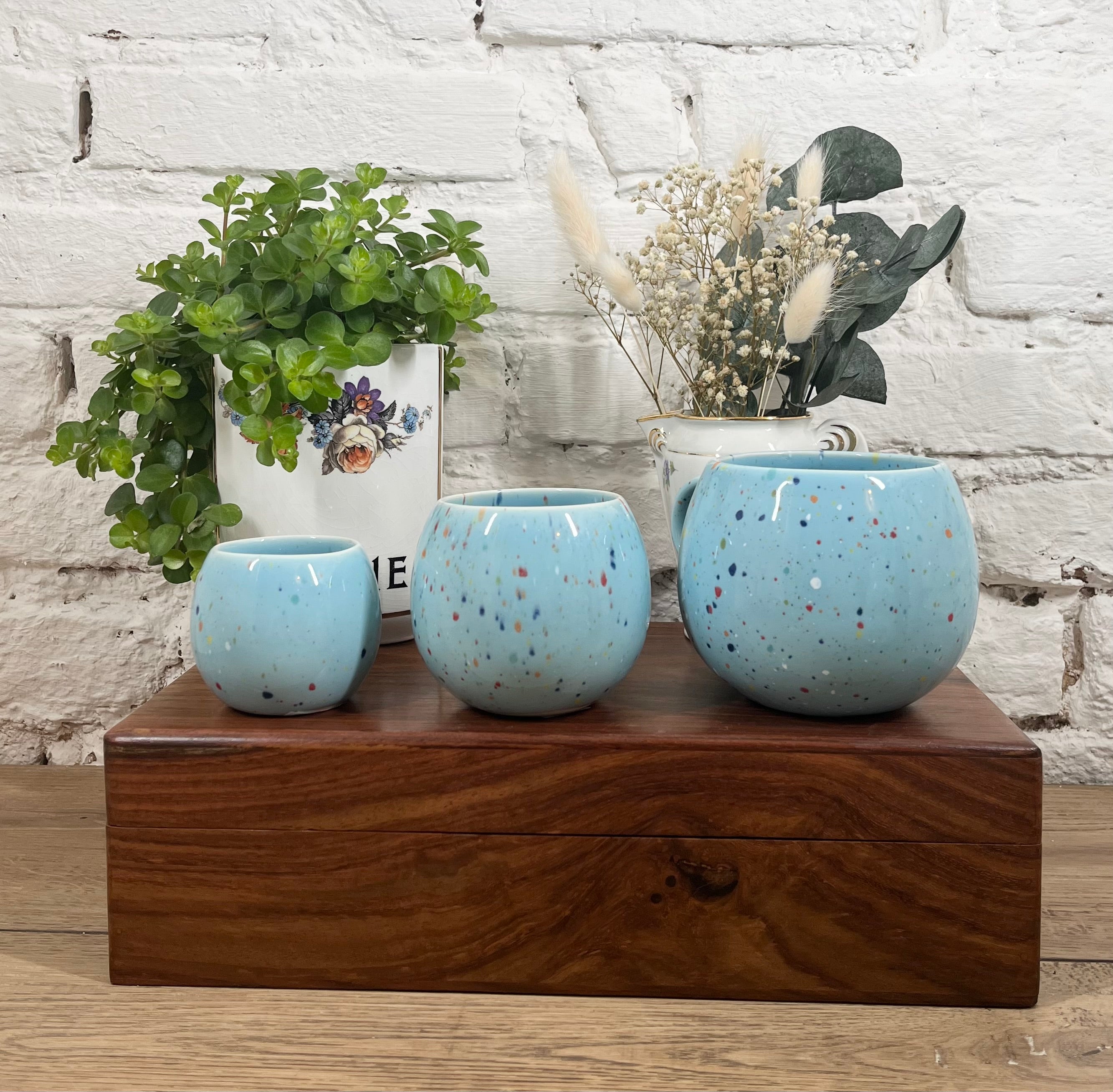 Tasse boule bleue 250 ml