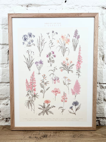 Affiche Pablo est une fille Herbier (30x40 cm)