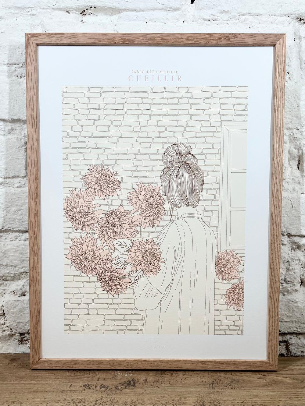 Affiche Pablo est une fille Cueillir (30x40 cm)